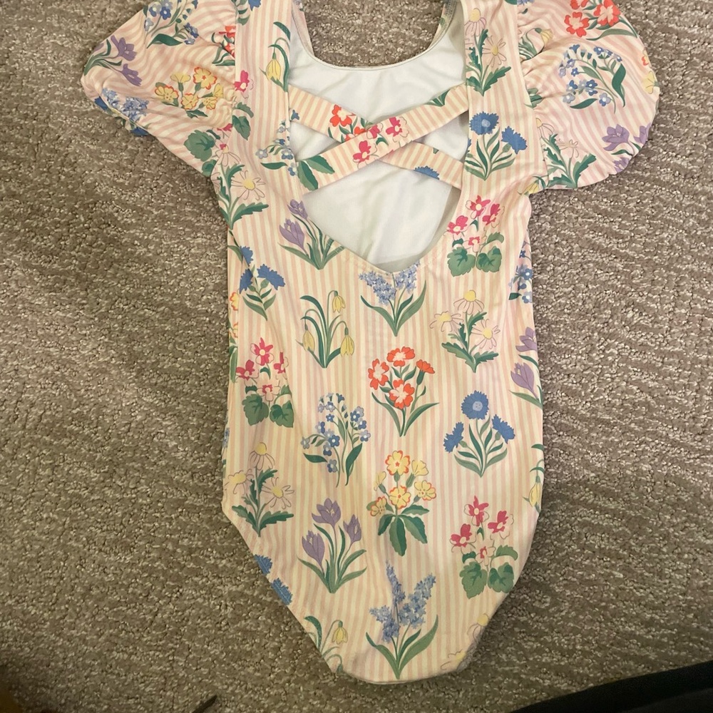 Mini Boden Floral Kids One Piece